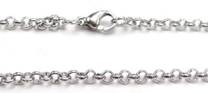 Halskette Edelstahl - Design 01 (ca. 49cm lang)