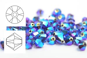 5328, 4mm, Purple Velvet 2xAB (50 St.)