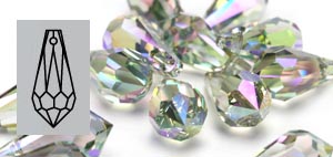 6000, 13x6,5mm, Crystal Paradise Shine