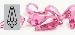 6000, 13x6,5mm, Rose