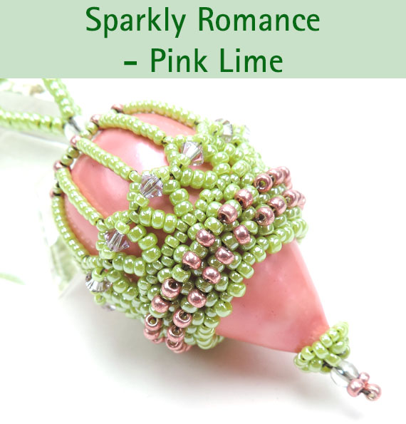 Kit - Einzelanleitung "Sparkly Romance - Pink Lime"