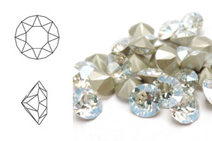 Chaton 1088, SS39 (8mm), Crystal Moonlight