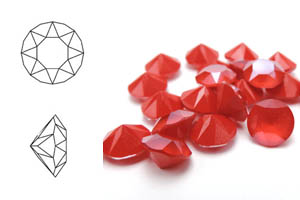 Chaton 1088, SS39 (8mm), Crystal Royal Red